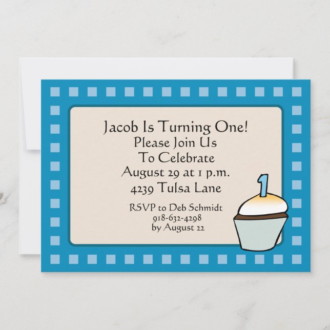 Primera invitación del fiesta de la magdalena del (Anverso)