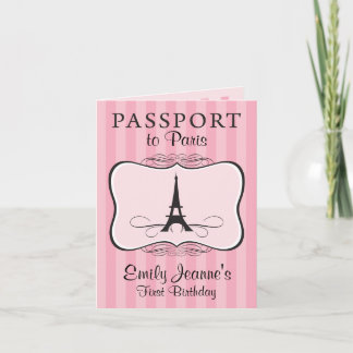 Primera invitación del pasaporte de París del