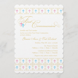 Primera invitación gemela de la comunión del