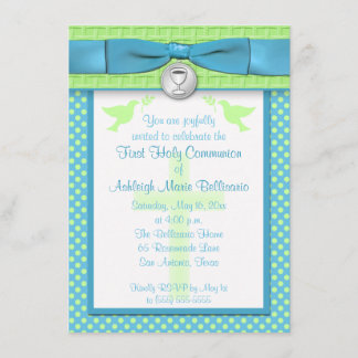 Primera invitación IMPRESA de la comunión santa de