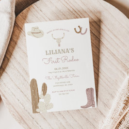 Primera invitación para fiesta de cumpleaños de Ro