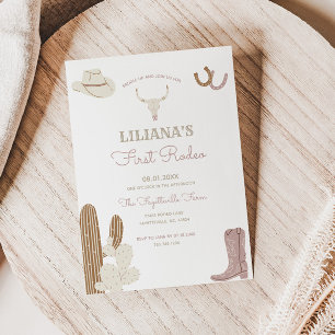 Primera invitación para fiesta de cumpleaños de Ro