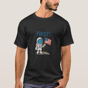Primera luna divertida camiseta sin mangas de astr