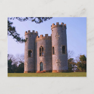 Primera luz en el castillo - postal