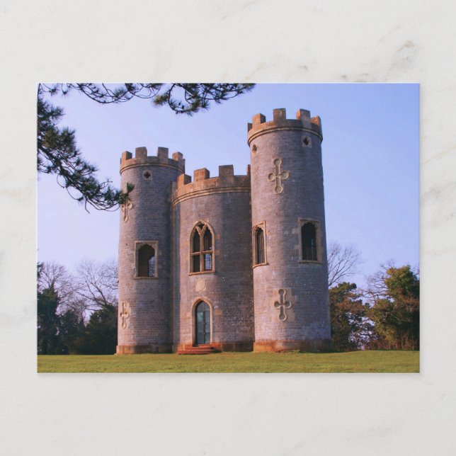 Primera luz en el castillo - postal (Anverso)