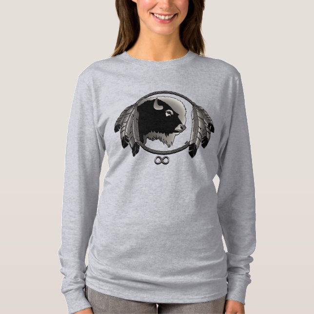 Primera Nación Camisa de Vida Silvestre Mujeres má (Anverso)