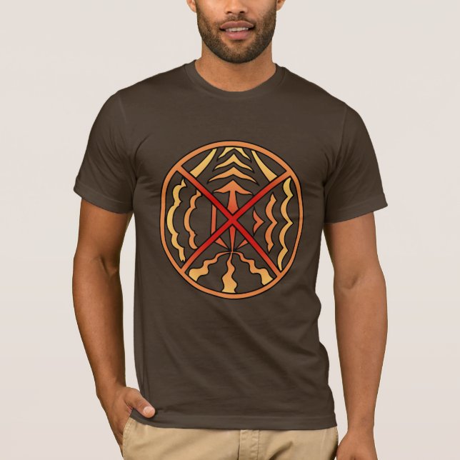 Primera Nación Camiseta Unisex Arte Tribal Espirit (Anverso)