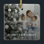Primera Navidad Adoptada Ornamento cerámico<br><div class="desc">Estos adornos de vacaciones familiares son perfectos para disfrutar de unas vacaciones personalizadas.</div>