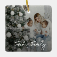 Primera Navidad Adoptada Ornamento cerámico