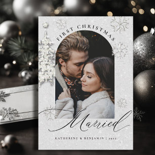 Primera Navidad casado esparce foto de Boho Arch