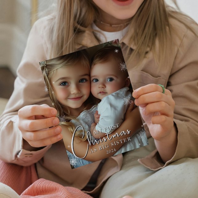 Primera Navidad como foto de una gran hermana (Subido por el creador)