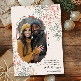 Primera Navidad como Mr. y Mrs. Oval Photo