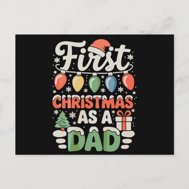 Primera Navidad como Papá Luces de Navidad para Pa (Anverso)