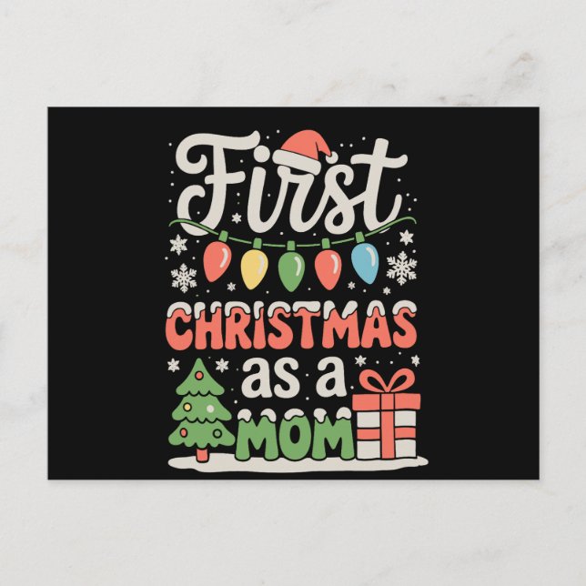 Primera Navidad como Papá Nueva Mami 1ra Navidad (Anverso)