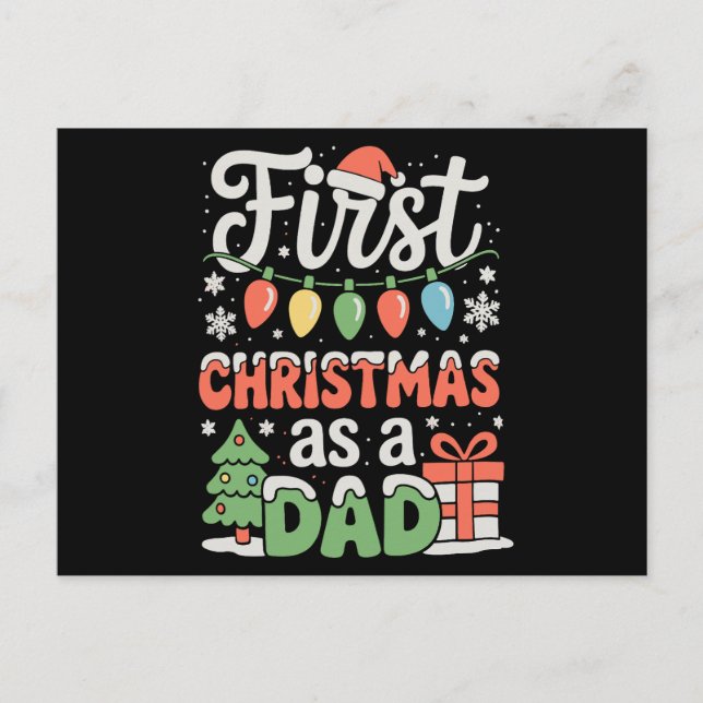 Primera Navidad como papá Nuevo papá 1ra Navidad (Anverso)