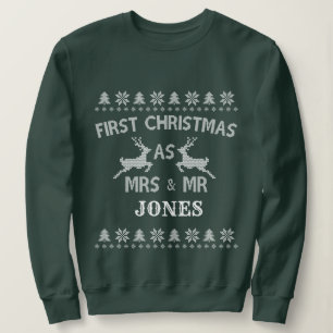 Primera Navidad como Sr. y Sra., Navidades Sweater