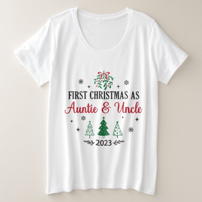 Primera Navidad Como Tía Y Tío 2023 (Anverso del diseño)