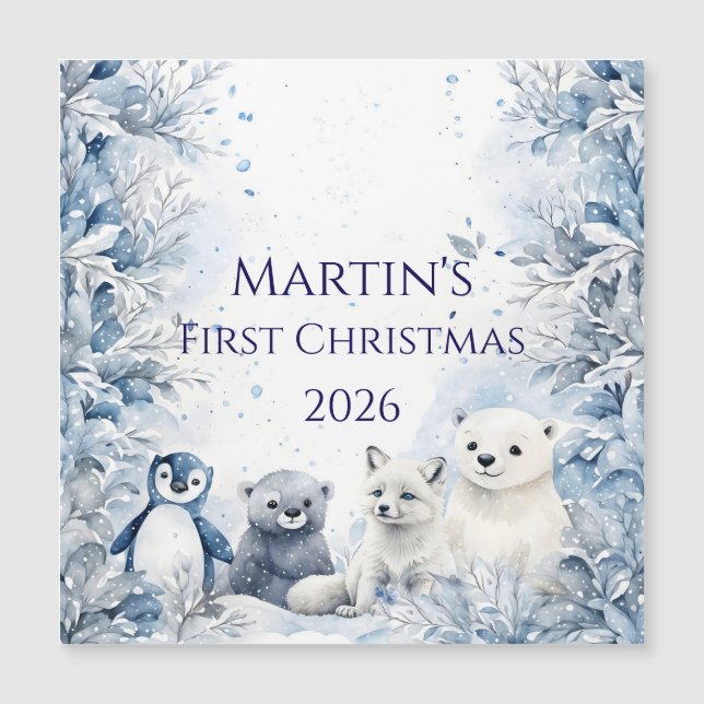 Primera Navidad del Bebé Personalizada (Anverso)
