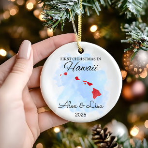 Primera Navidad en el Ornamento Estatal de Hawái
