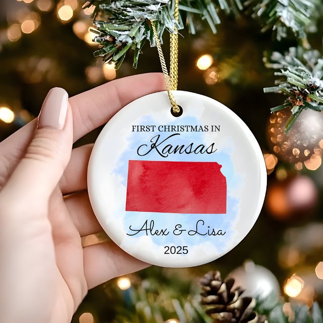 Primera Navidad en el Ornamento Estatal de Kansas (Subido por el creador)