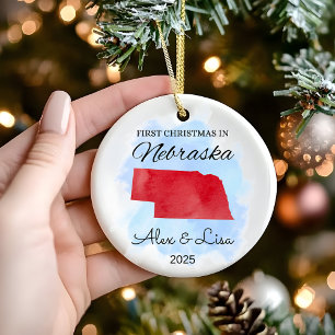 Primera Navidad en el Ornamento Estatal de Nebrask