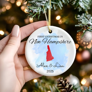 Primera Navidad en el Ornamento Estatal de New Ham