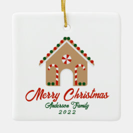 Primera Navidad en nuestro nuevo ornamento domésti