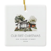 Primera Navidad En Nuevo Ornamento De Fiestas Domé