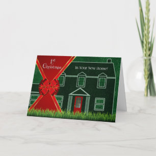 Primera Navidad en tu nuevo hogar rojo y verde