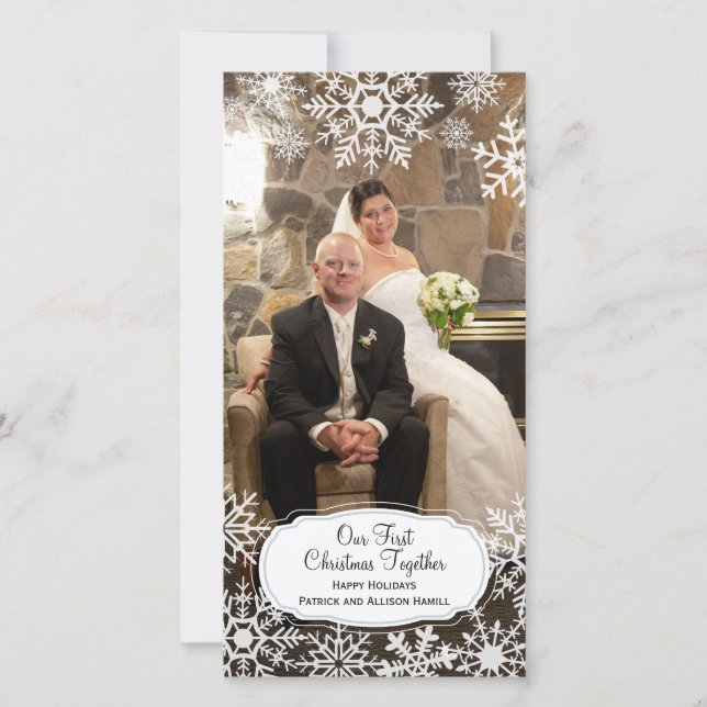 Primera Navidad juntos - Elegante copo de nieve (Anverso)