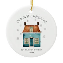 Primera Navidad Nuevo hogar Ornamento de Navidad