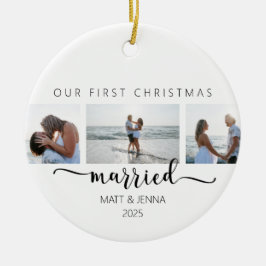 Primera Navidad Ornamento casado