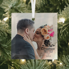Primera Navidad Personalizado casada Ornamento de 