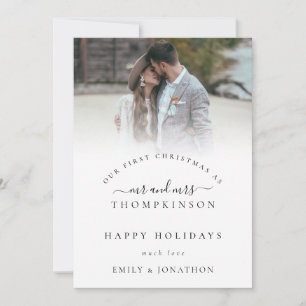 Primera Navidad Sr. Mrs. Photo Names Holiday