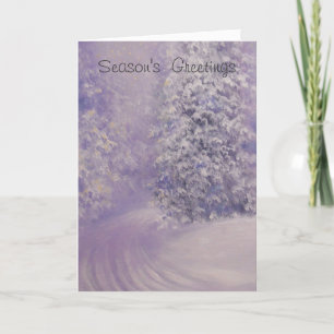 PRIMERA NIEVE, TARJETA DE NAVIDADES