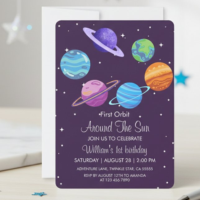 Primera Órbita Alrededor del Sol Invitación al 1er (Subido por el creador)