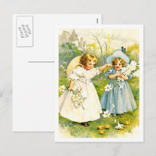 Primera Pascua del Bebé. Postales para niños de ép