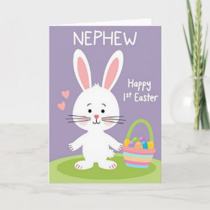 Primera Pascua para tarjeta de nieto