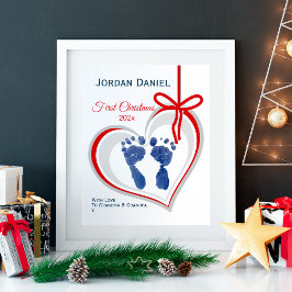 Primera plantilla de arte de huella de mano de Nav