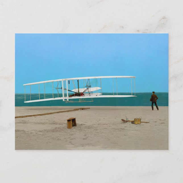 Primera postal de vuelo (Anverso)