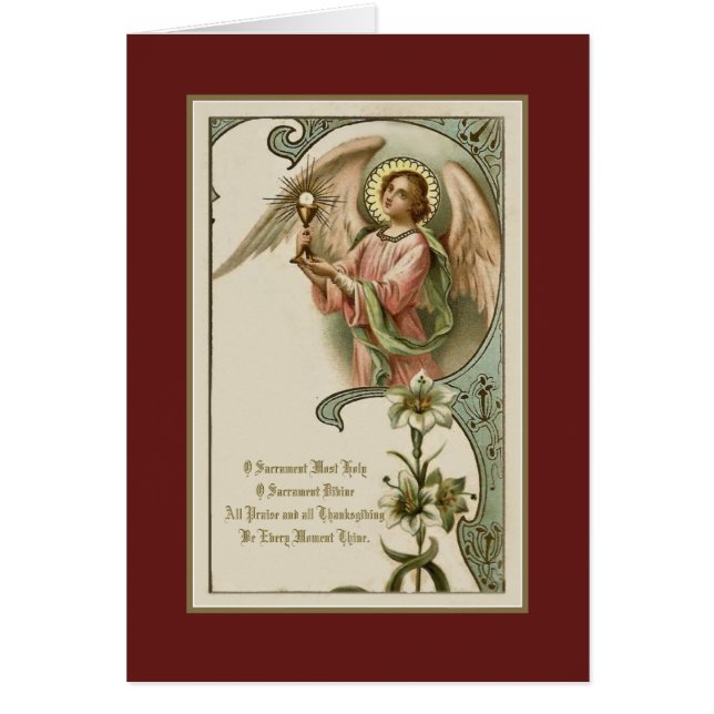 Primera Santa Comunión Católica Tradicional (Frente)