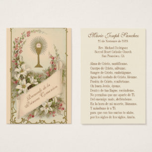 Primera Santa Comunión Española Católica Religiosa