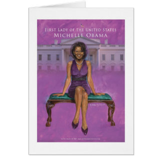 PRIMERA SEÑORA POSTAL DE MICHELLE OBAMA