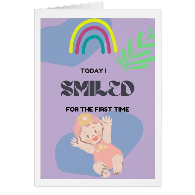 Primera sonrisa del bebé (Frente)