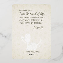 Primera Tarjeta De Agradecimiento De La Santa Comu