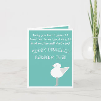 Primera tarjeta de cumpleaños