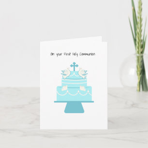 Primera tarjeta de felicitación de la Santa Comuni