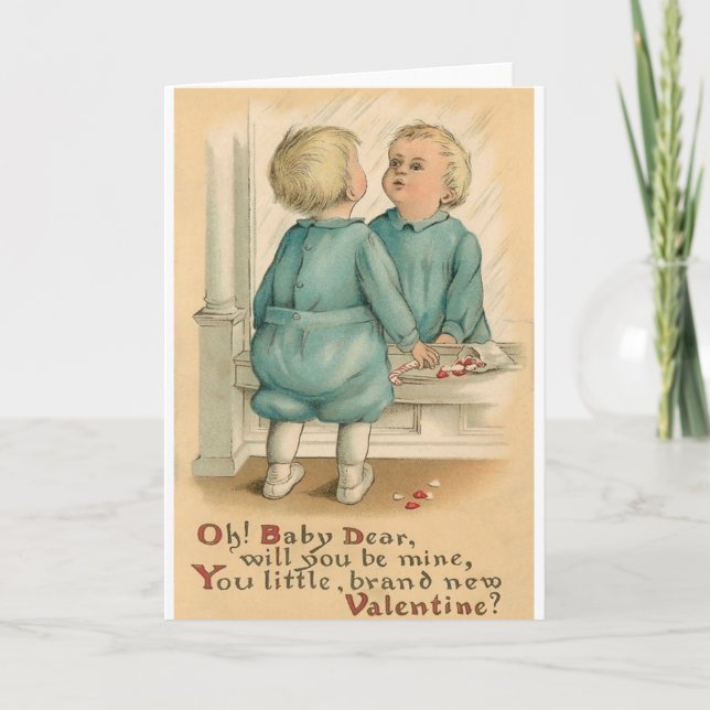 Primera tarjeta de felicitación de San Valentín pa (Anverso)
