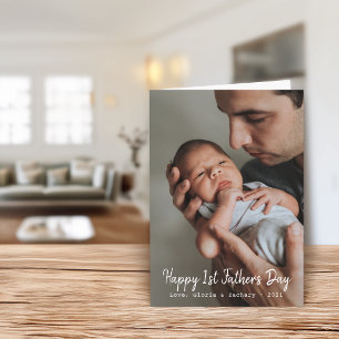 Primera Tarjeta de Felicitación del Día del Padre 
