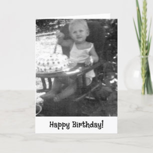 Primera tarjeta de felicitación por cumpleaños